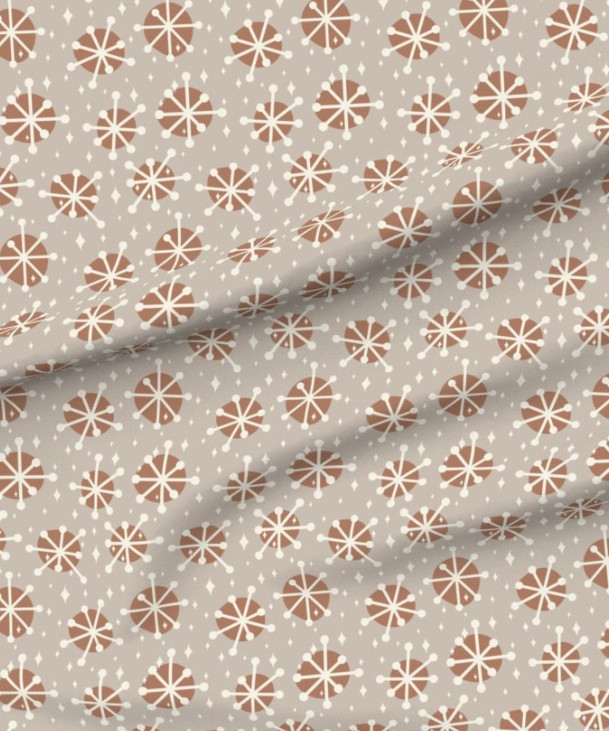 Xmas Robin - Snowflakes - Scandi colours